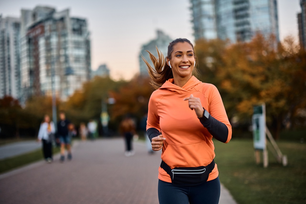 Woman running